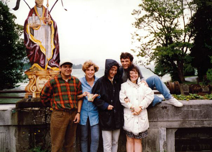 From left to right: Rolando Garcia (USA), Michaele Neunhaus (Canada), Svjetlana Bulic (Sarajewo), Atanas (Bulgaria), Laura Ortiz (Mexico); (© Michaela Neuenhaus)