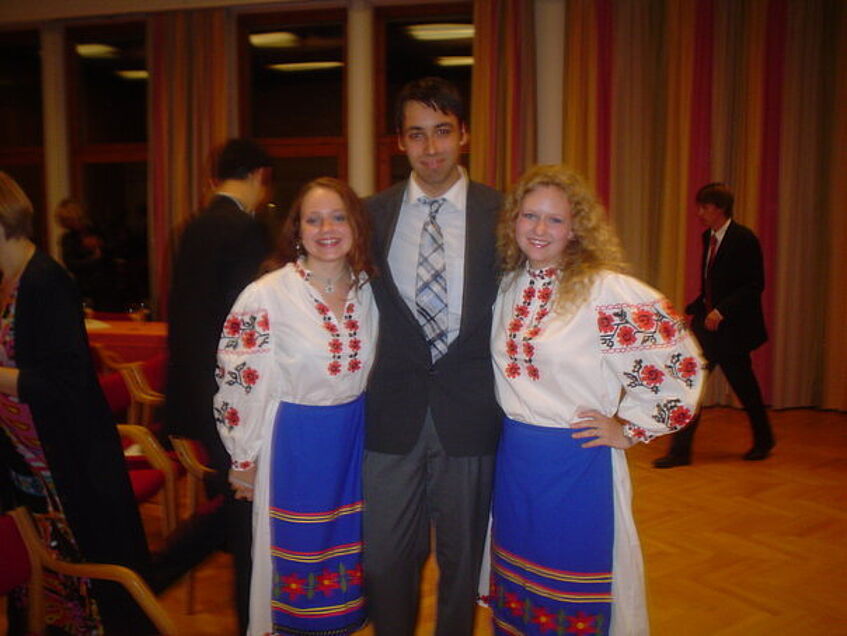 From left to right: Maria Heinbockel (née Lenska), Kiril Traykov, and Anna Shapoval